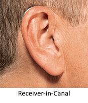 RIC Hearing aids at an audiology clinic des moines